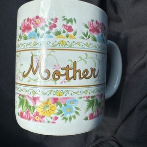 Floral “mother” mug